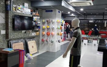 Sports and fitness retail shop for sale in Hyderabad, receiving over 40 daily customer walk-ins.