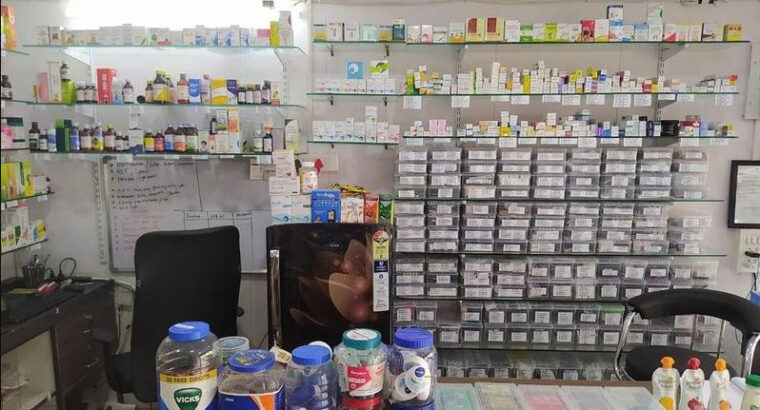 Pharmacy store for sale in sanath nagar, serving 100+ customers daily