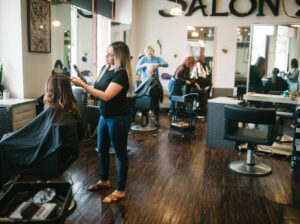Beauty salon for sale in a crowded residential area with 30+ daily customers.